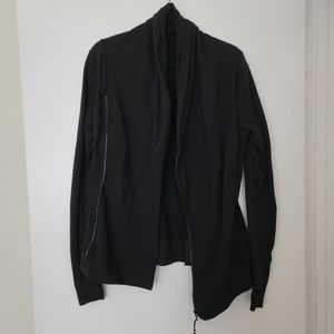 Lululemon Jacket, double zipper, size 10, black